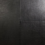 Queen PU Leather Bed Frame Black - Low Angle