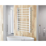 Electric Heated Bathroom Towel Rack / Rails -100w - Front View