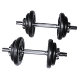Weight Set Barbell Dumbell Dumb Bell Gym 50kg Plate - Top-Down View