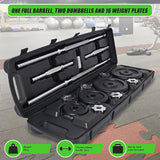 Weight Set Barbell Dumbell Dumb Bell Gym 50kg Plate - Low Angle