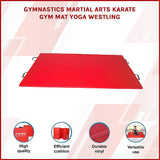 Folding Red Exercise Mat ? Gymnastics, Martial Arts, Yoga, Karate & Judo Training