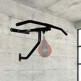 Wall Chin Up Pull Up Bar Punching Bag SpeedBall Station - Front View