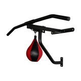 Wall Chin Up Pull Up Bar Punching Bag SpeedBall Station - 45-Degree Angle