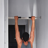 Portable Doorway Chin Up bar Pull Ups Weights Gym - Front View