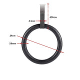 Gym Rings Hoop Gymnastic Exercise Training Fit - Close-Up Angle