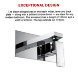 Basin Mixer Tap Bathroom Kitchen Laundry Faucet - Low Angle