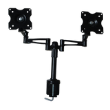 Two-Screen 10-25 Desk Monitor TV Plasma LED LCD Work Mount