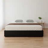 PU Leather Double Bed Ensemble Frame - 45-Degree Angle
