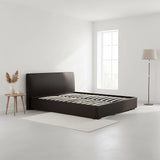 PU Leather Double Bed Ensemble Frame - Close-Up Angle