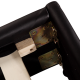 PU Leather Double Bed Ensemble Frame - Top-Down View