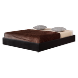 PU Leather Double Bed Ensemble Frame - 45-Degree Angle