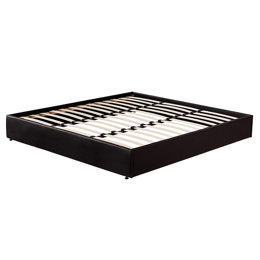 PU Leather King Bed Ensemble Frame
