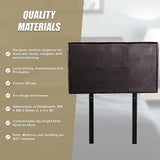 PU Leather Single Bed Headboard Bedhead - Brown - Extra Image