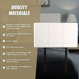 PU Leather Single Bed Headboard Bedhead - White - Extra Image