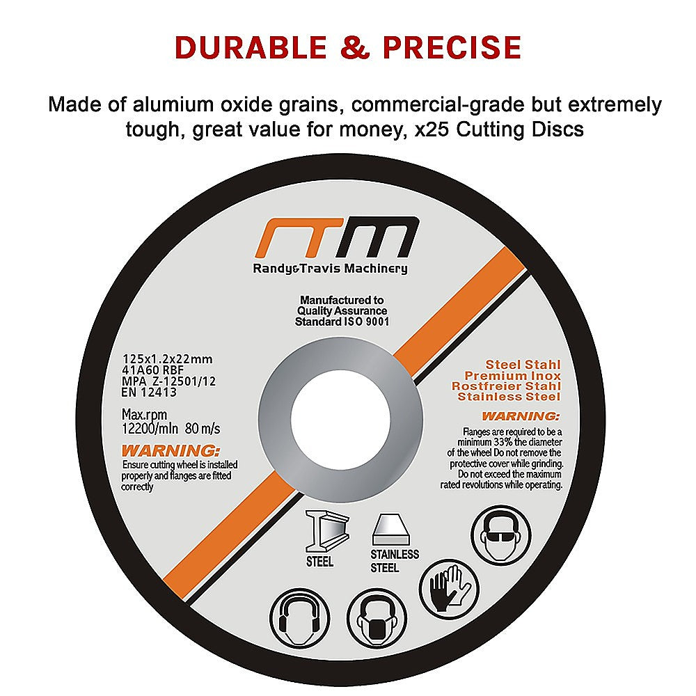 125mm 5 Cutting Disc Wheel for Angle Grinder x25