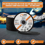 125mm 5 Cutting Disc Wheel for Angle Grinder x100 - Extra Image