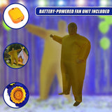 Sunshine Inflatable Costume Fancy Dress Suit Fan Operated - Low Angle