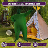 Go Green Inflatable Costume Fancy Dress Suit Fan Operated - Extra Image