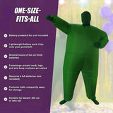 Go Green Inflatable Costume Fancy Dress Suit Fan Operated