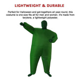 Go Green Inflatable Costume Fancy Dress Suit Fan Operated - Extra Image
