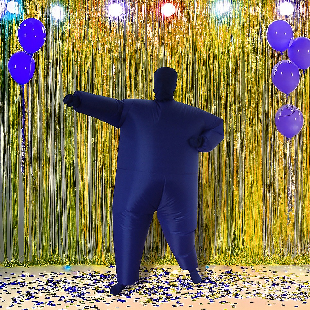 Feeling Blue Inflatable Costume Fancy Dress Suit Fan Operated