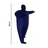 Feeling Blue Inflatable Costume Fancy Dress Suit Fan Operated - Extra Image