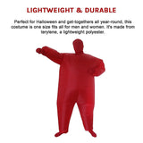 Red Alert Inflatable Costume Fancy Dress Suit Fan Operated - Extra Image