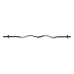 Heavy Duty EZ Curl Barbell – Weightlifting Bar with Spinlock Collars for Gym Training