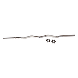 Curl Bar Barbell Heavy Duty EZ with Spinlock Collars - 45-Degree Angle