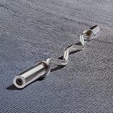 120cm Chrome Olympic EZ Curl Bar  Weightlifting Barbell for Home Gym Training