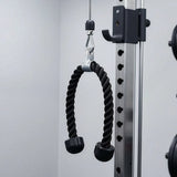 Tricep Pulldown Rope – Heavy Duty Cable Machine Attachment for Gym & Home Workout - Front View