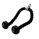 Tricep Pulldown Rope – Heavy Duty Cable Machine Attachment for Gym & Home Workout - Top-Down View