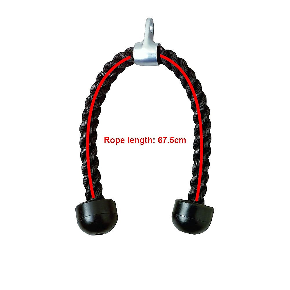 Tricep Pulldown Rope – Heavy Duty Cable Machine Attachment for Gym & Home Workout