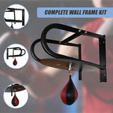 Speedball with Wall Frame Boxing Punching Bag - Rear View