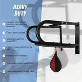 Speedball with Wall Frame Boxing Punching Bag - Low Angle