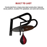 Speedball with Wall Frame Boxing Punching Bag Training Set for Home Gym