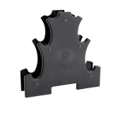 6-Piece Dumbbell Set with Rack - Top-Down View