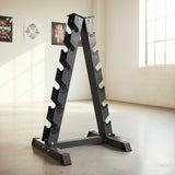 Steel Vertical Dumbbell Rack Weight Stand - Front View