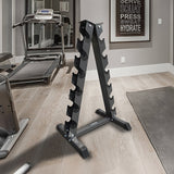 Steel Vertical Dumbbell Rack Weight Stand - Front View