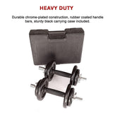 20kg Black Dumbbell Set with Carrying Case - Extra Image