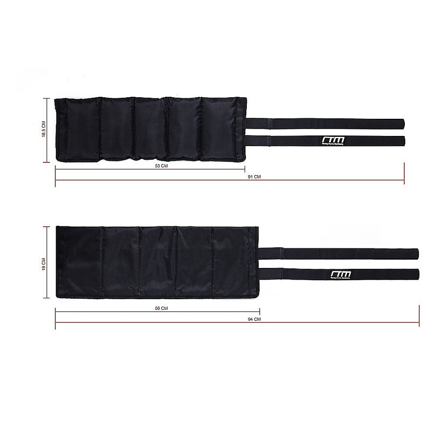 10kg Adjustable Ankle/Wrist Weight Straps
