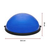 Gym Balance Core Ball with Resistance Strap - Low Angle