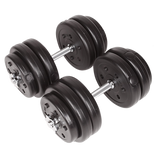30KG Adjustable Dumbbell Set  Home Gym Weights for Strength & Fitness Training