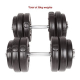 30KG Adjustable Dumbbell Set  Home Gym Weights for Strength & Fitness Training