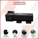 Electric Lock for Swing Gate - Side View