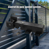 Electric Lock for Swing Gate - Top-Down View