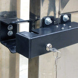 Electric Lock for Swing Gate - Close-Up Angle