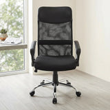 Ergonomic Mesh PU Leather Office Chair - 45-Degree Angle