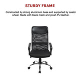 Ergonomic Mesh PU Leather Office Chair - Extra Image