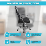 Ergonomic Mesh PU Leather Office Chair - Extra Image